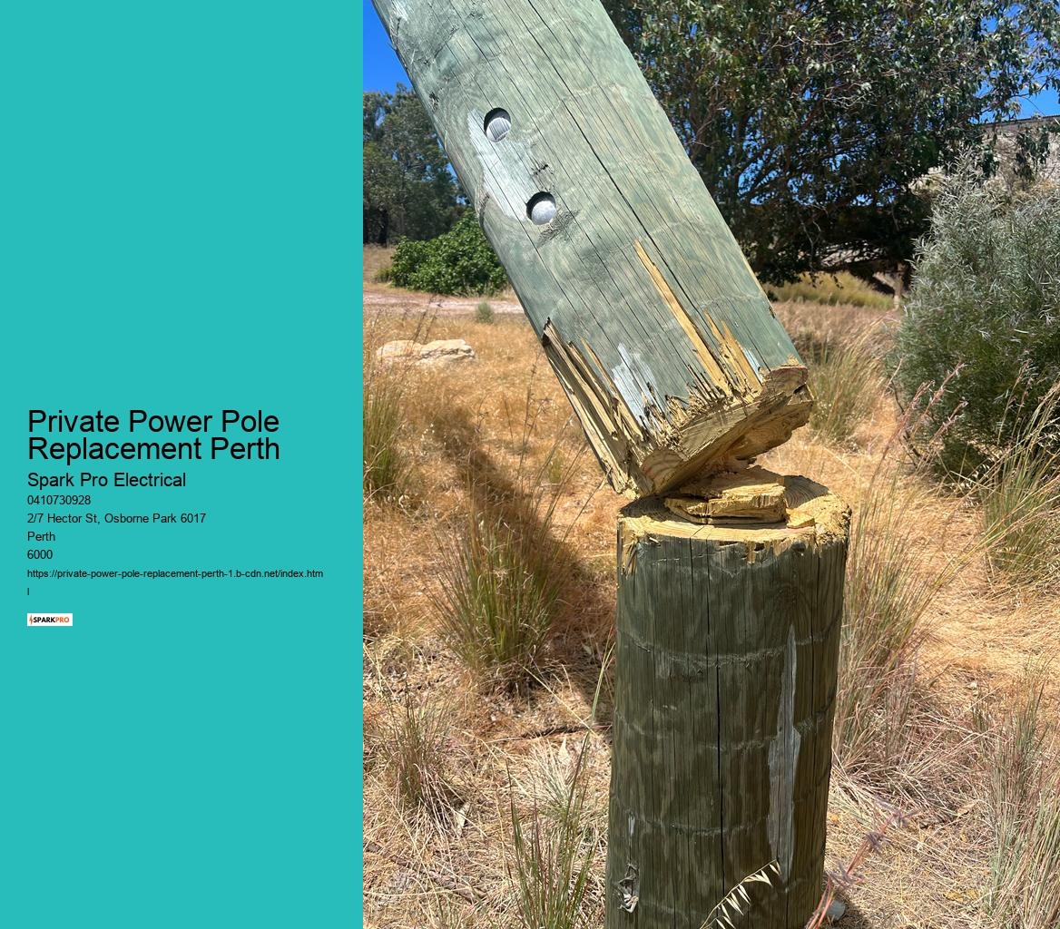 Perth's Choice for Quality Power Pole Replacement